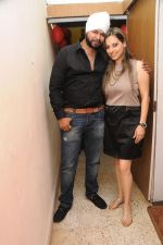 Ramji Gulati With Preety Bhalla at Preety Bhalla_s birthday bash .JPG